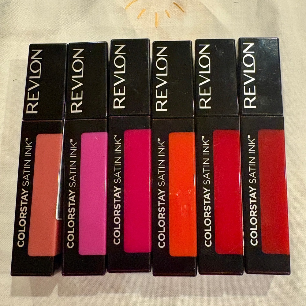 Wholesale Lot 6x Revlon ColorStay Satin Ink 16-hour Liquid Lipstick 0.17Oz New.